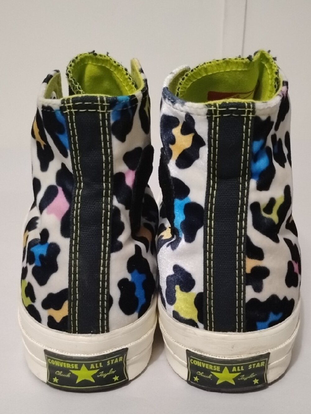 Converse Chuck‎ 70 High-Top Welcome To The Wild Velvet Multicolor Leopard Print - Picture 4 of 10